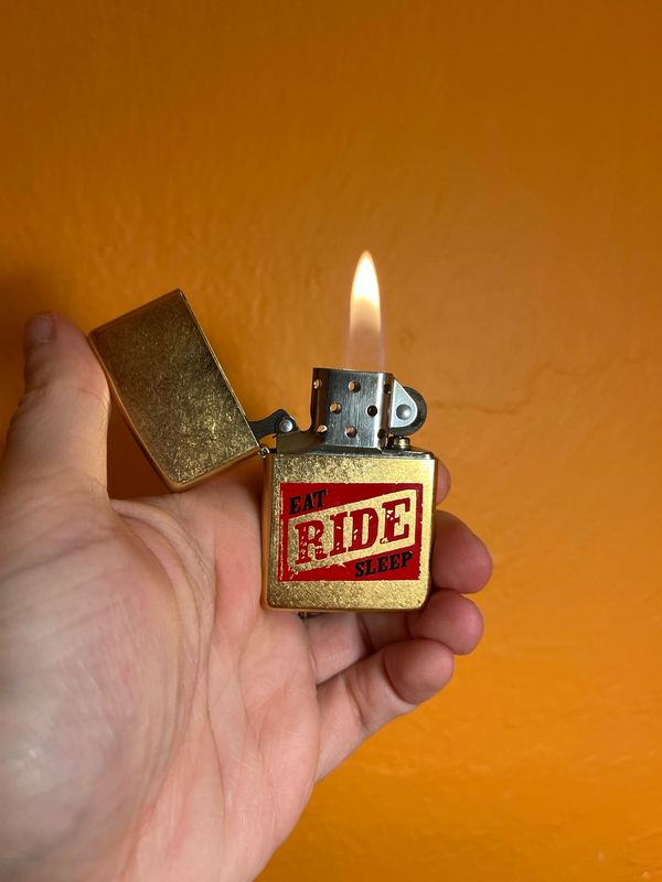 2004 Eat Ride Sleep Zippo Lighter