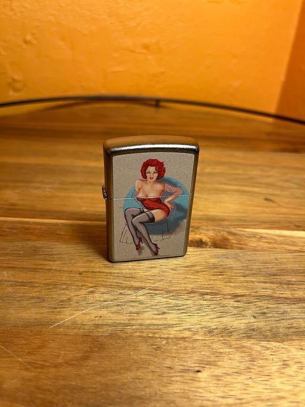 2022 Pinup Redhead Zippo Lighter