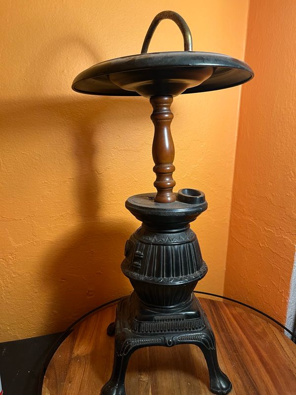 Potbelly Stove Standing Ashtray