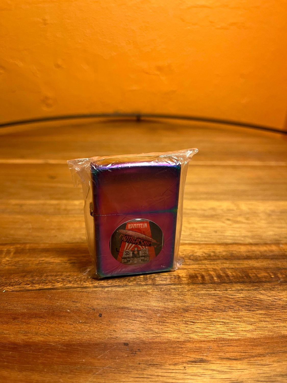Led Zeppelin Mothership Purple Spectrum Flip Top Lighter