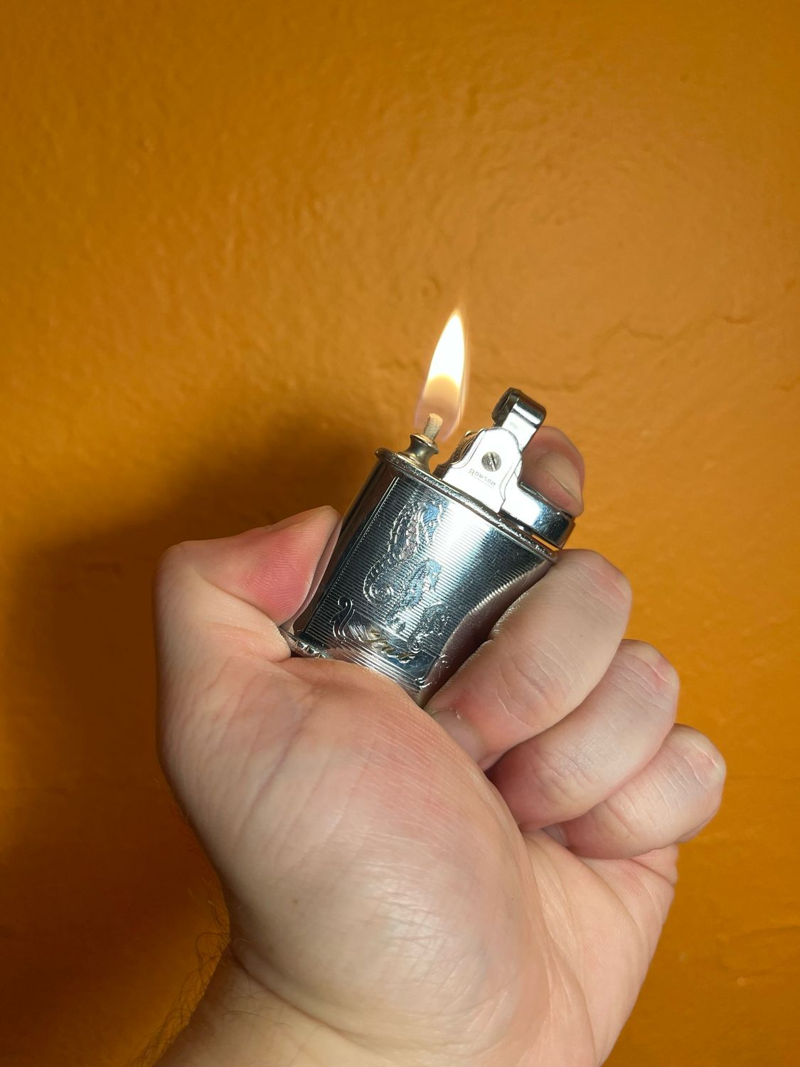 Customized ‘Pat’ Seahorses Ronson Princess Lighter