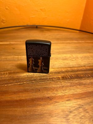 2005 CZ 687 Camel Chess Unstruck Zippo Lighter