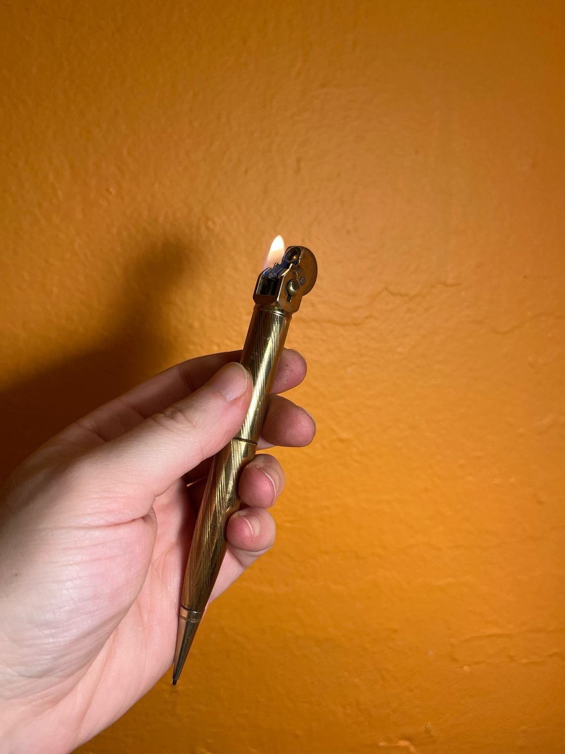 Golden Pencil Lighter