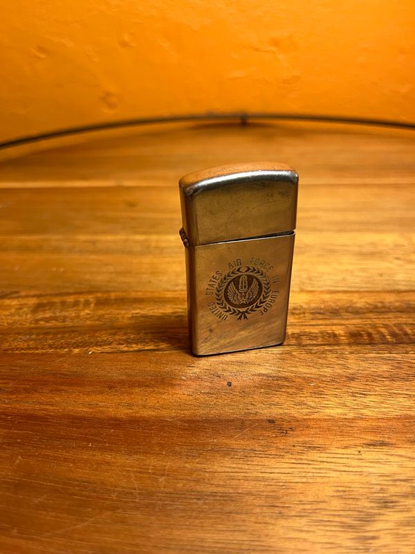 1974 United States Air Force In Europe Zippo Slim Lighter