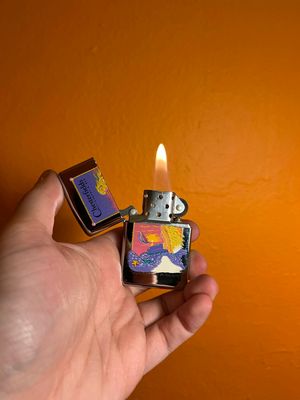 1993 Chesterfield Great Bay Martha Saint Martin Mermaid Sunset Souvenir Zippo Lighter