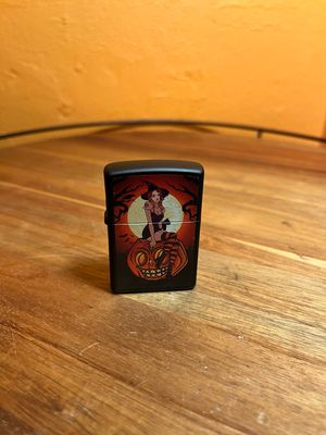 2024 Halloween Witch Pinup Girl Sealed Unstruck Zippo Lighter