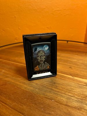 2025 Blacklight Zombie Halloween Sealed Unstruck Zippo Lighter