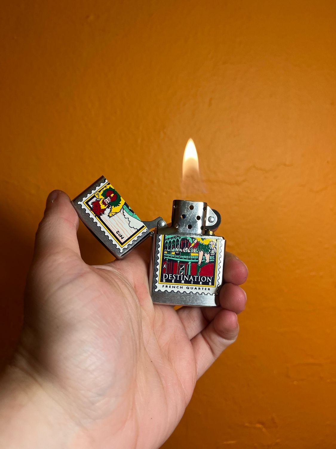 2000 Destination Series French Quarter New Orleans Zippo Lighter