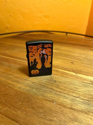 2024 Halloween Witch Girl Pinup Sealed Unstruck Zippo Lighter