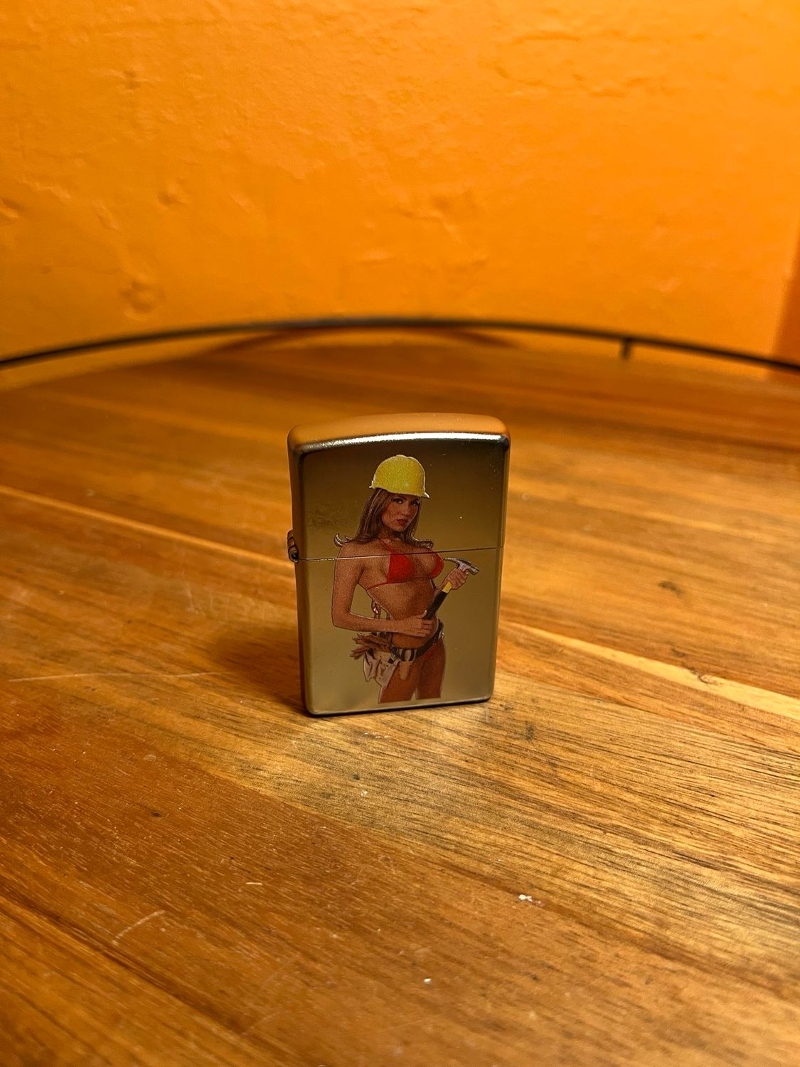 2021 Construction Worker Pinup Sealed Unstruck Zippo Lighter