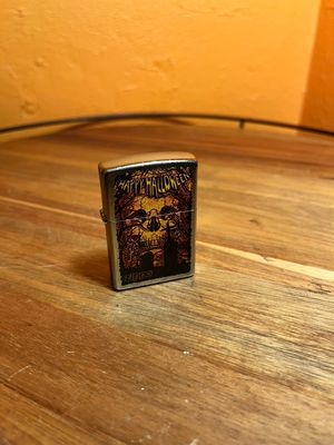 2022 Skull Cemetery Happy Halloween Sealed Unstruck Zippo Lighter