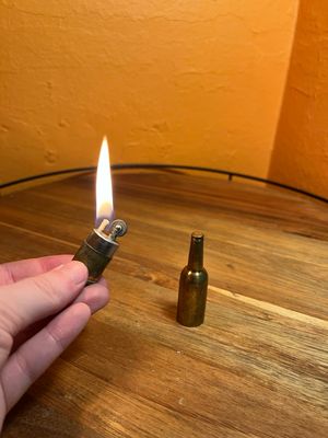 Golden Bottle Lighter