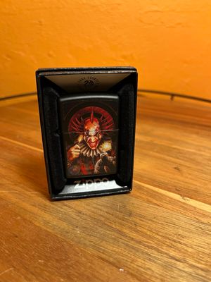 2024 Ann Stokes Creepy Clown Halloween Sealed Unstruck Zippo Lighter