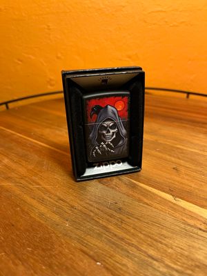 2025 Blacklight Grim Reaper Halloween Sealed Unstruck Zippo Lighter