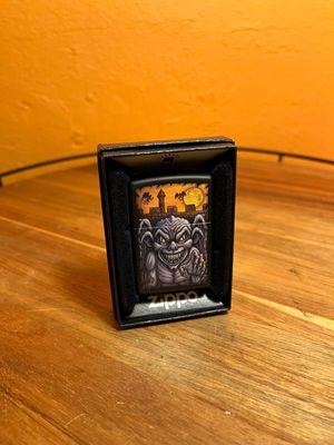 2025 Blacklight Gargoyle Halloween Sealed Unstruck Zippo Lighter