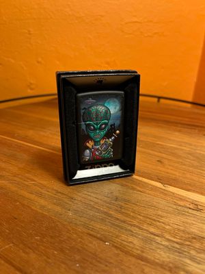 2025 Blacklight Alien Halloween Sealed Unstruck Zippo Lighter