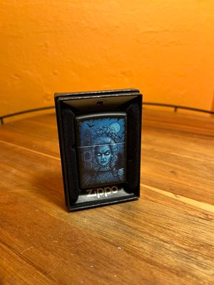 2025 Blacklight Ghost Madame Halloween Sealed Unstruck Zippo Lighter