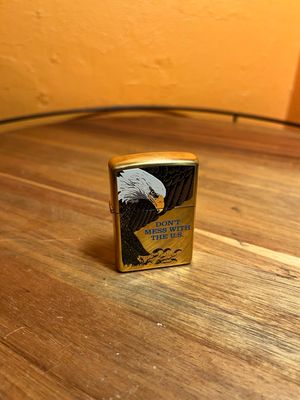 2001 Don’t Mess With The US GWAT Era Sealed Unstruck Zippo Lighter