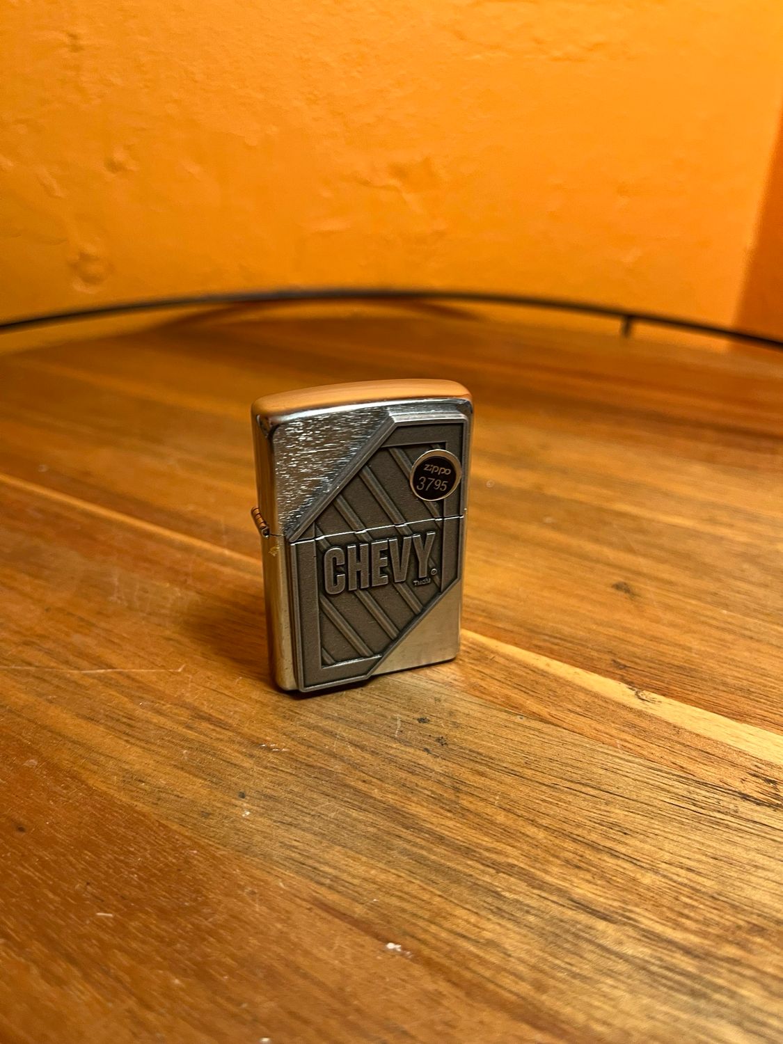 2007 Raised Chevy Sealed Unstruck Zippo Lighter