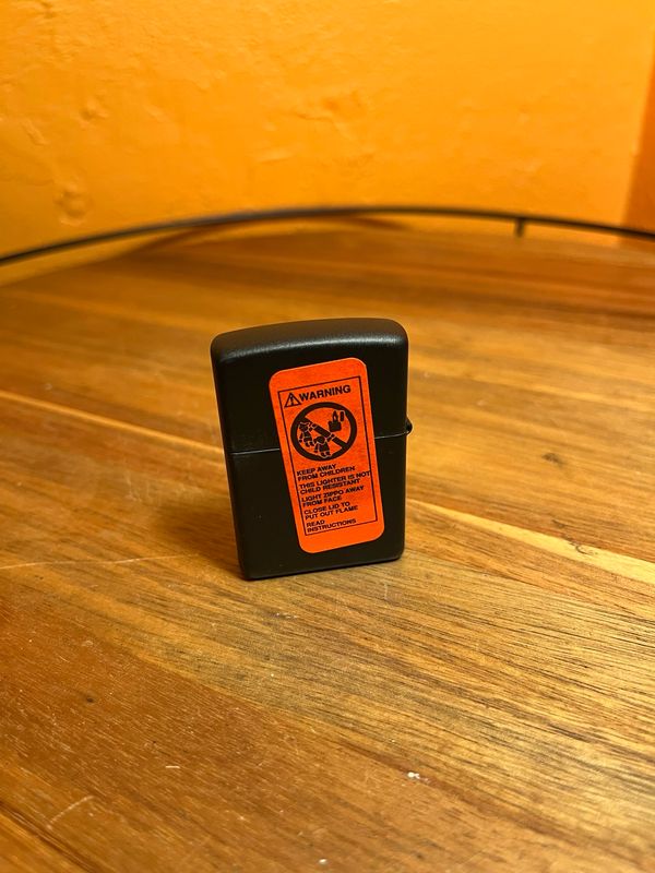 Tabasco Sauce Black Sealed Unstruck Zippo Lighter