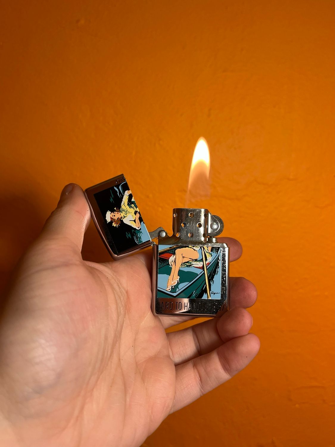 1995 Hard To Handle 1957 Pinup 21st Century Archives Zippo Lighter