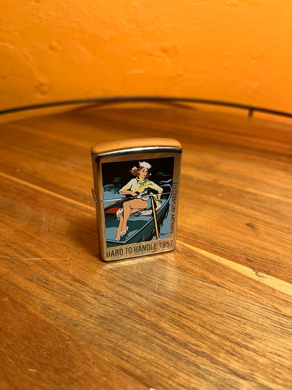 1995 Hard To Handle 1957 Pinup 21st Century Archives Zippo Lighter