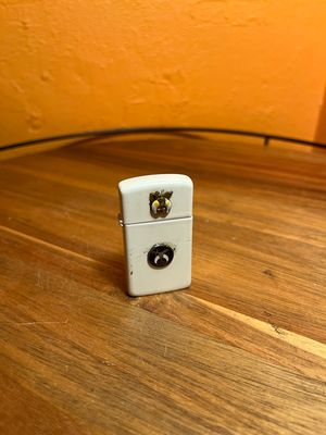 2000 White Freemason Emblems Zippo Slim Lighter