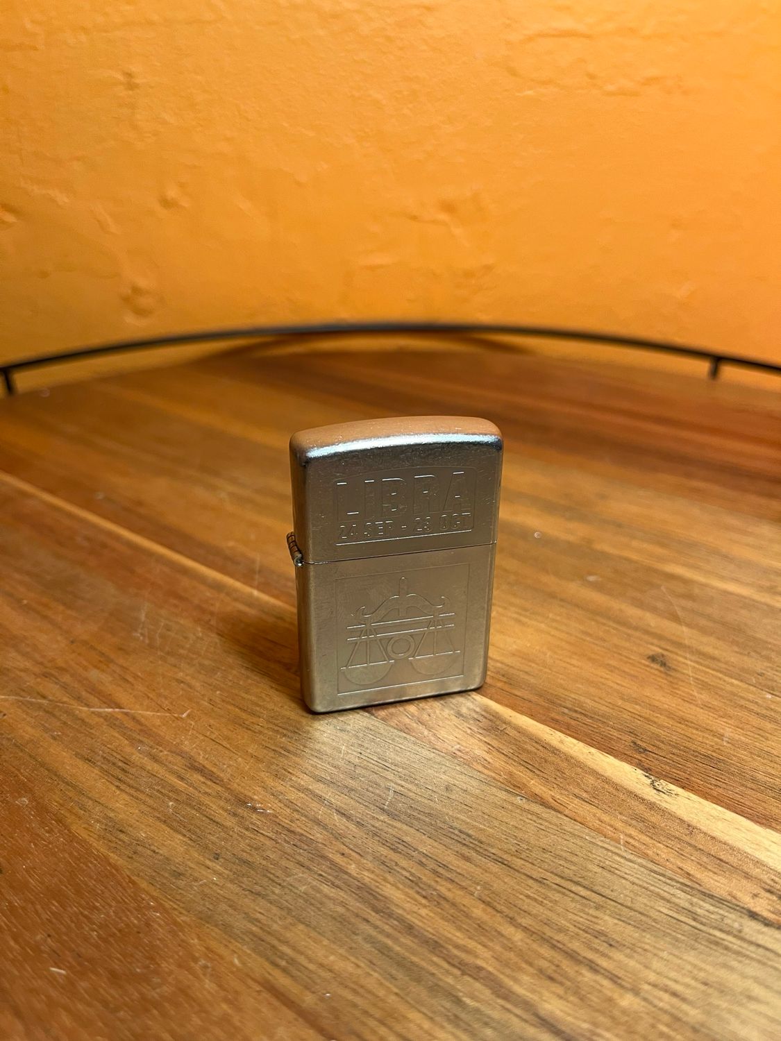 2001 Libra Zodiac Sign Sealed Unstruck Zippo Lighter