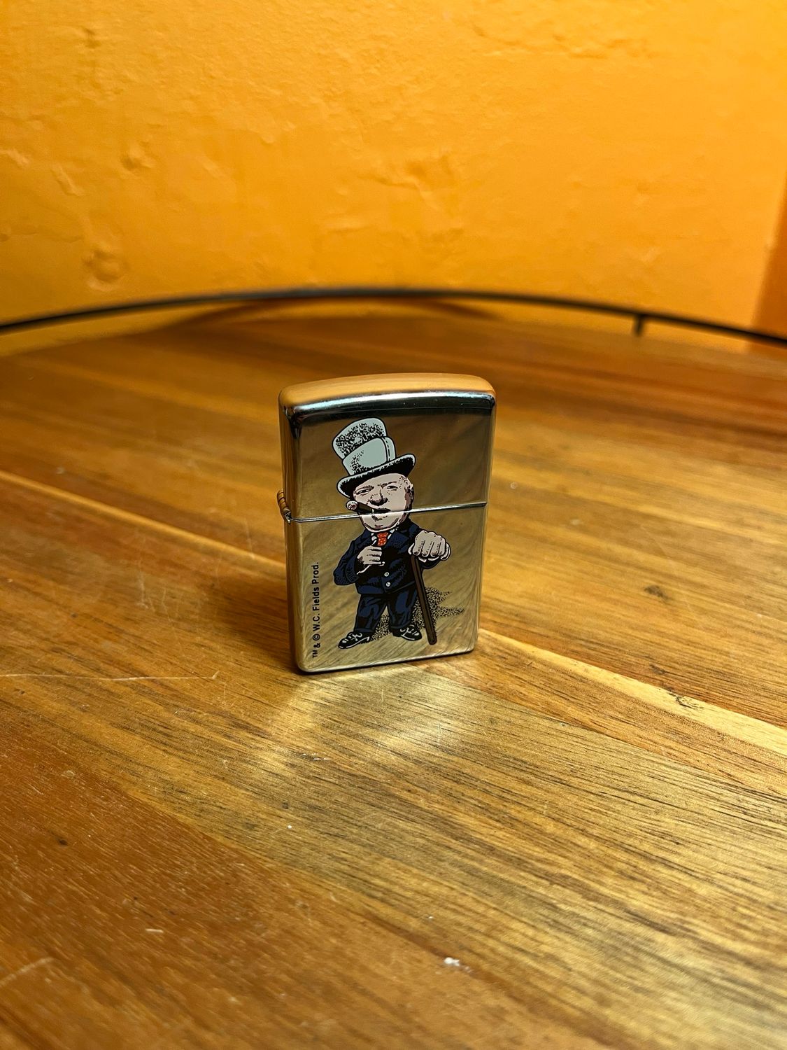 1997 WC Fields Caricature Sealed Unstruck Zippo Lighter