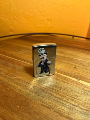 1997 WC Fields Caricature Sealed Unstruck Zippo Lighter