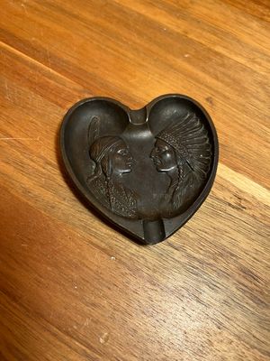 Indigenous Couple Romantic Ashtray