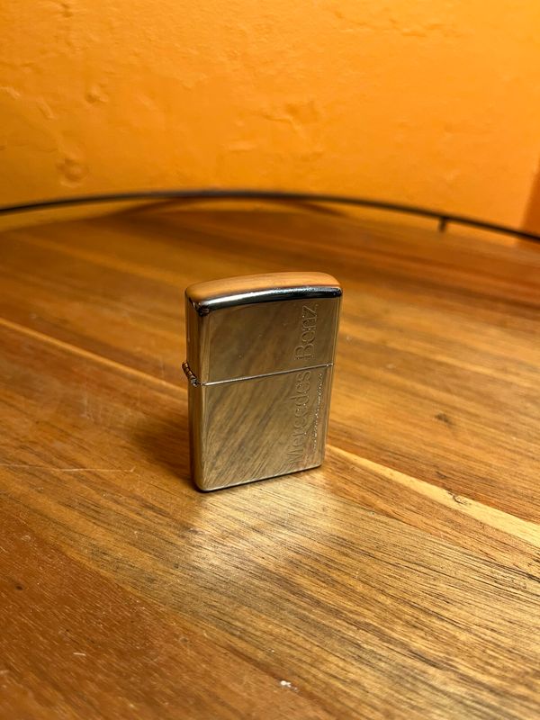 1998 Mercedes Benz Mirrored Sealed Unstruck Zippo Lighter