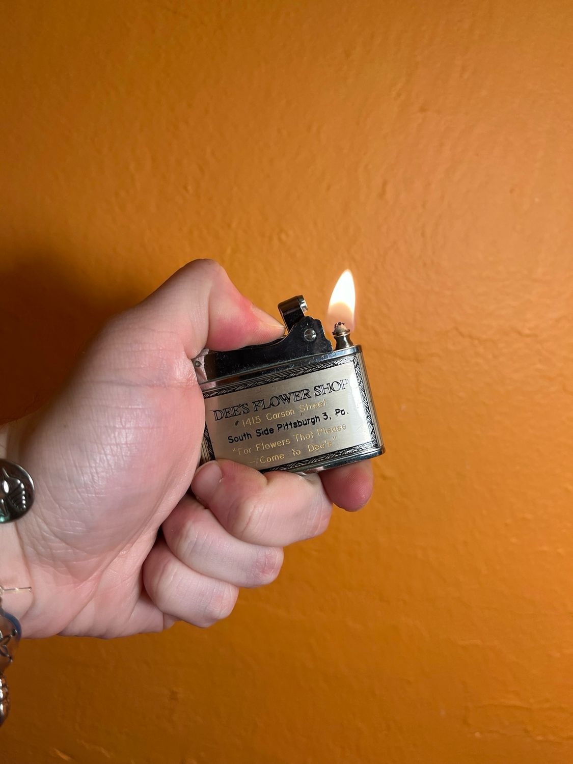 Dee’s Flower Shop &amp; Cafe Pittsburgh Flat Lighter