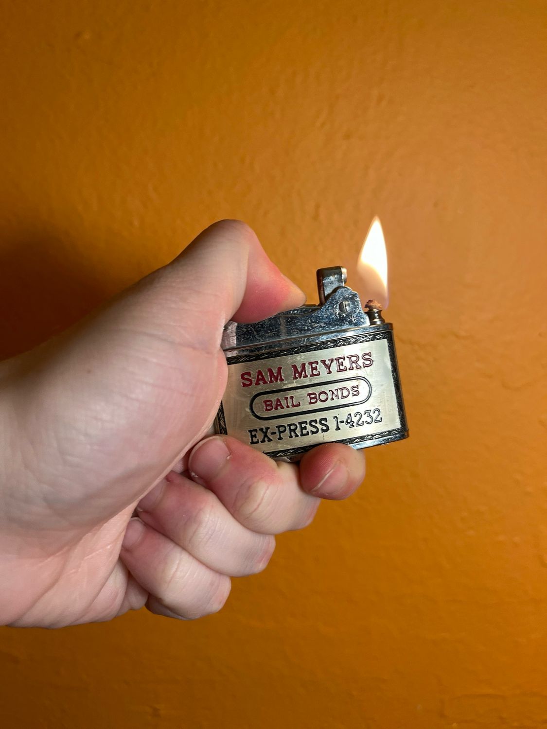 Sam Meyers Bail Bonds Flat Lighter