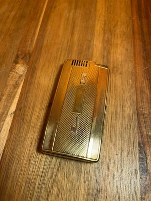 Golden Ronson Cigarette Case Lighter