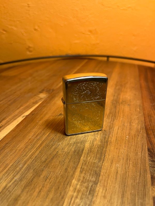 1995 Golden Filigree Camel Zippo Lighter