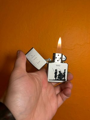 2001 Customized ‘JTP Dad’ Family Fishing Zippo Lighter