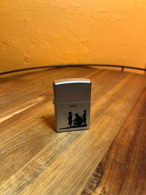 2001 Customized ‘JTP Dad’ Family Fishing Zippo Lighter