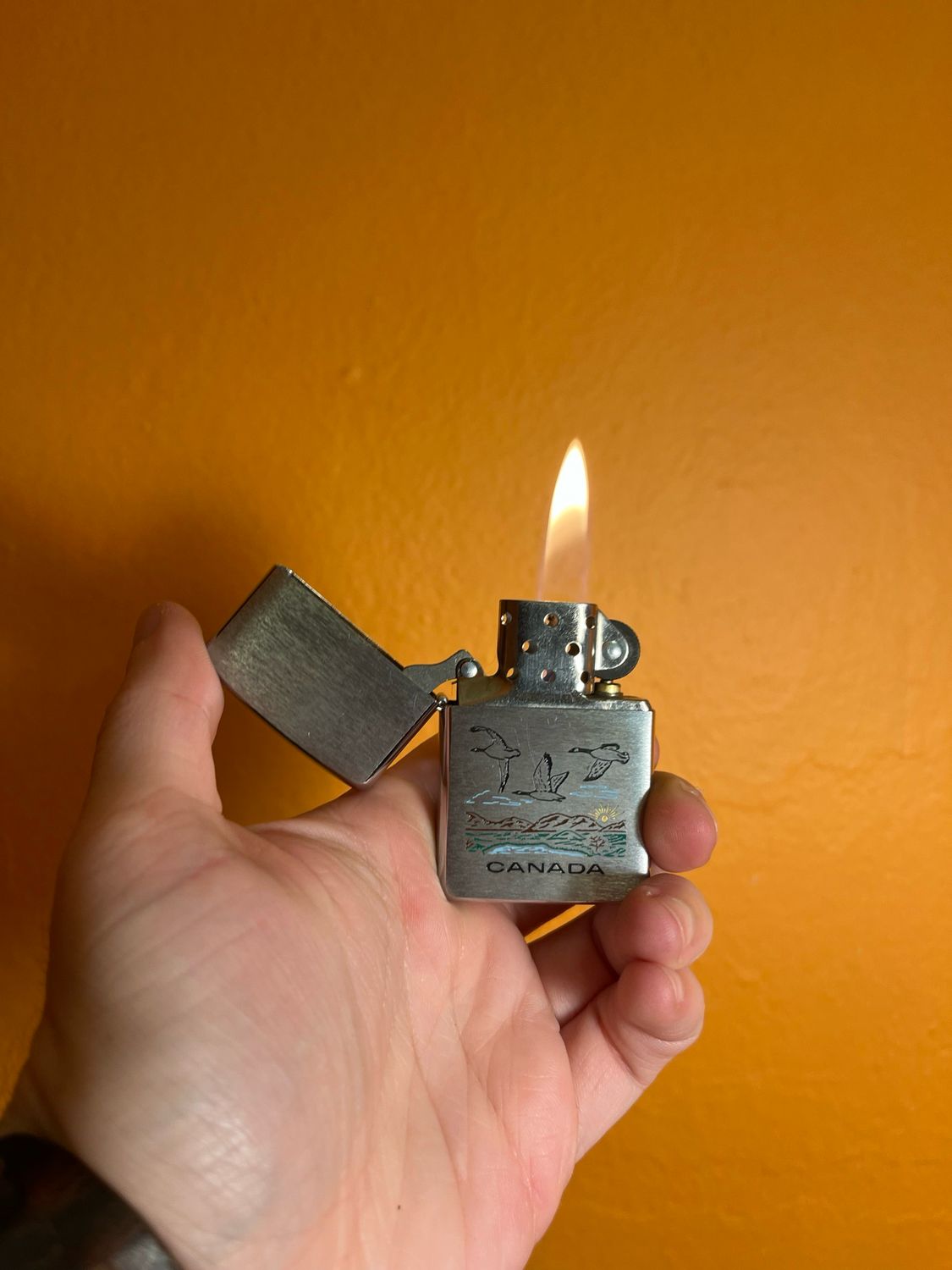 1997 Canada Goose Souvenir Zippo Lighter