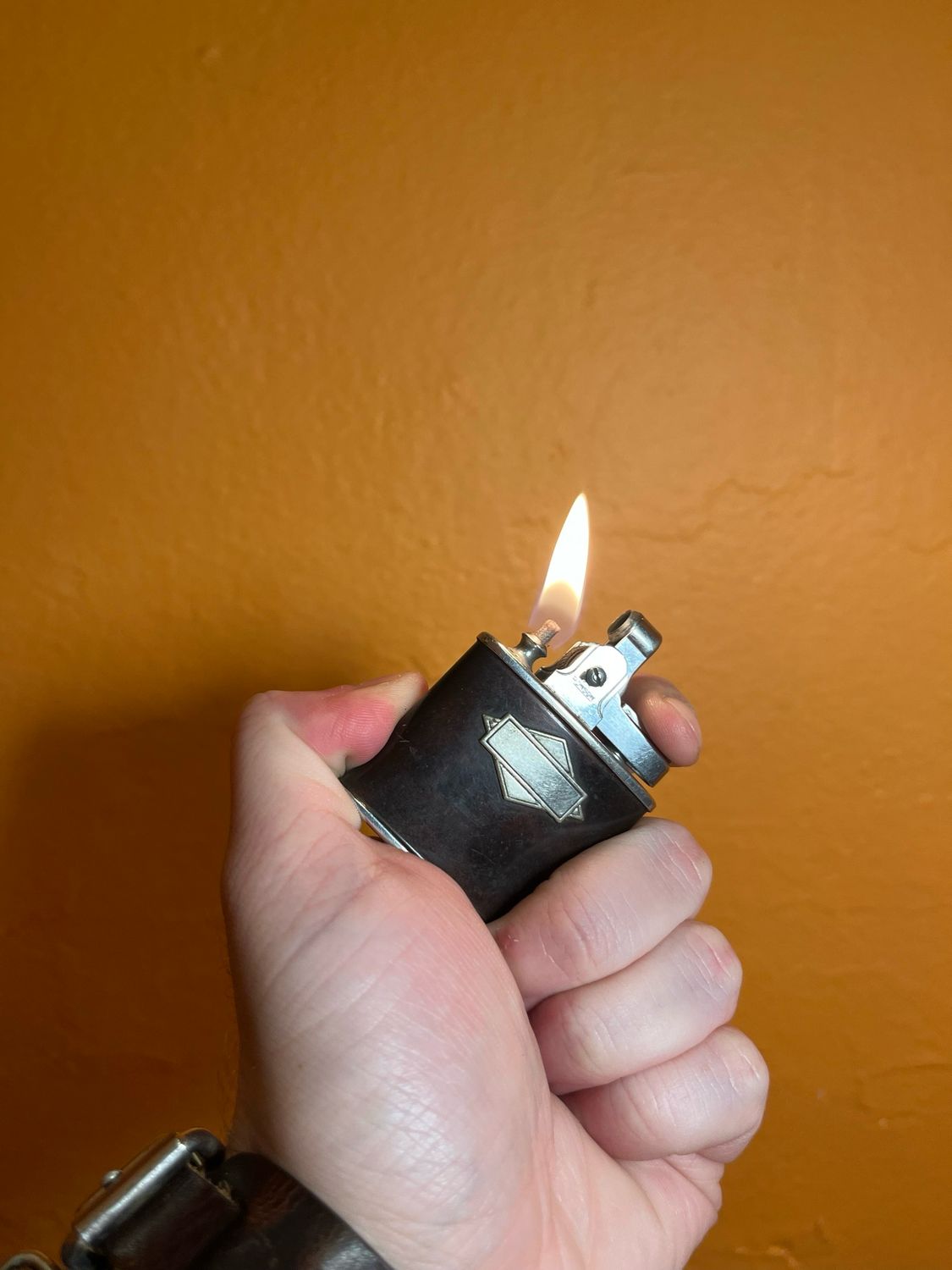 Dark Tortoise Ronson Standard Lighter