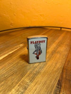 2003 Playboy Zebra Leggings Cover Zippo Lighter