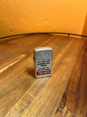 Frionor All Good Fish Come From Norway Flip Top Lighter