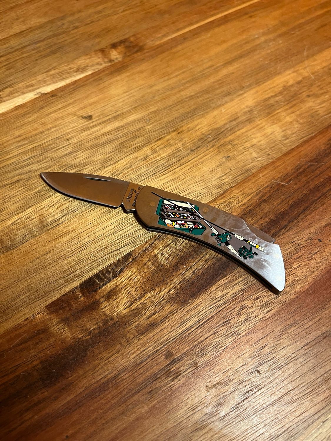 Fishing Tackle Zippo Knife