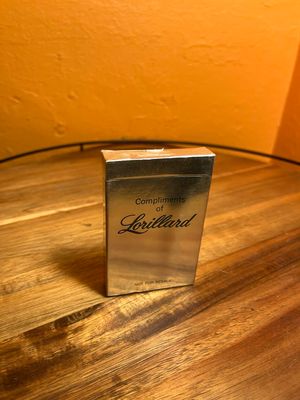 Newports Compliments Of Lorillard Playing Cards
