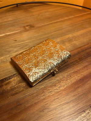 Golden Filigree Cigarette Case