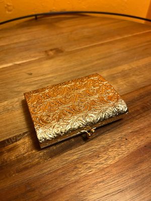 Golden Filigree Cigarette Case