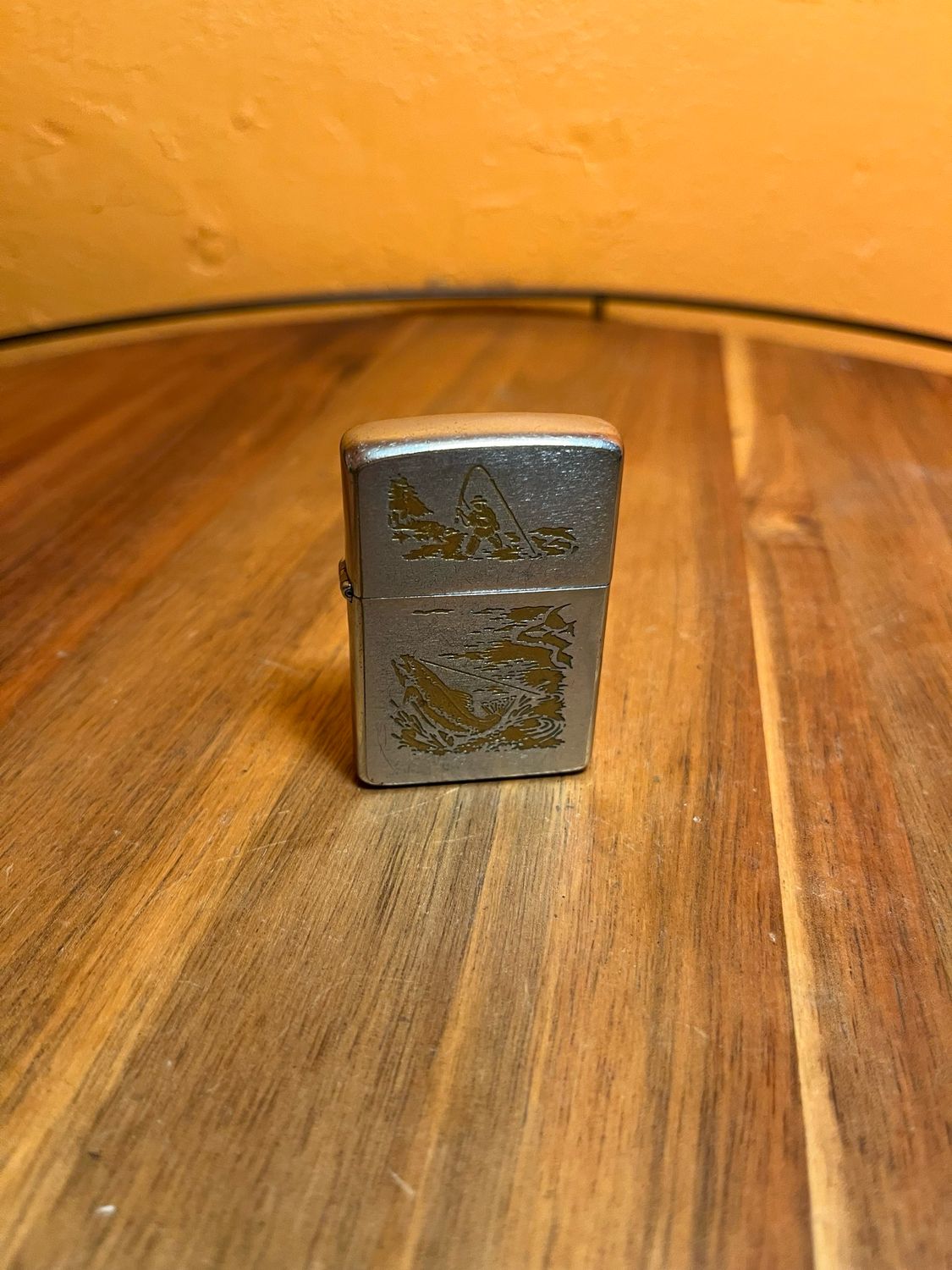 1960s Fishing Zippo Lighter