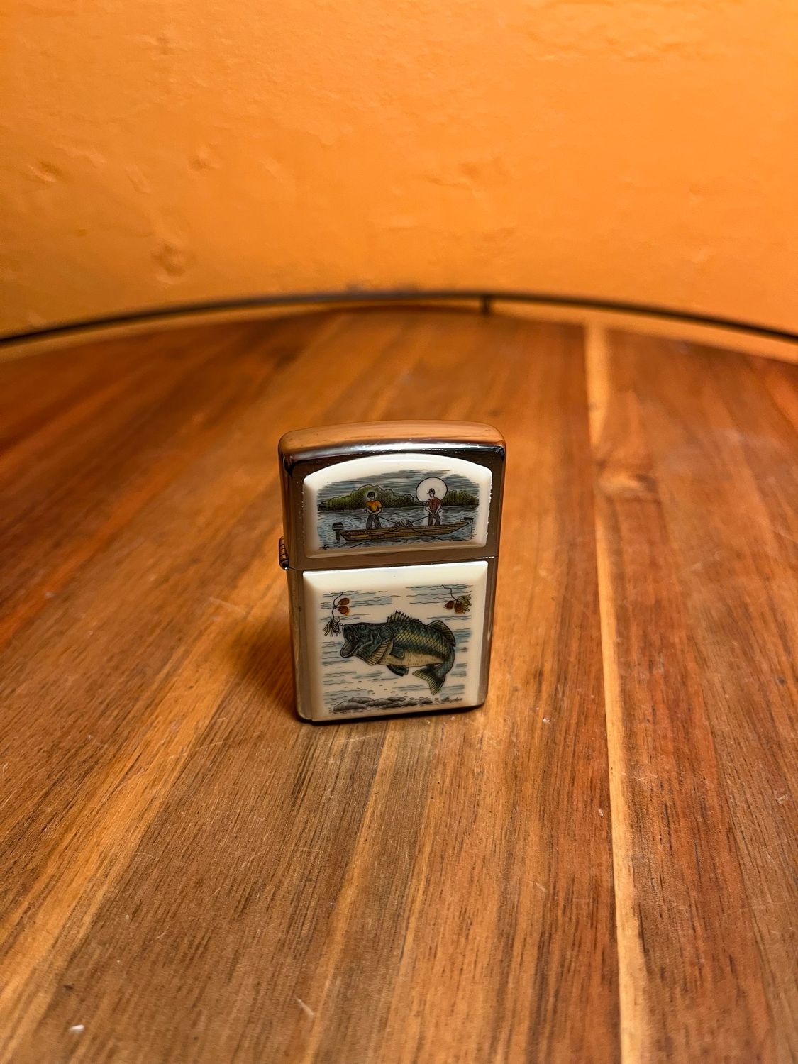 2010 Scrimshaw Style Bass Fishing Zippo Lighter