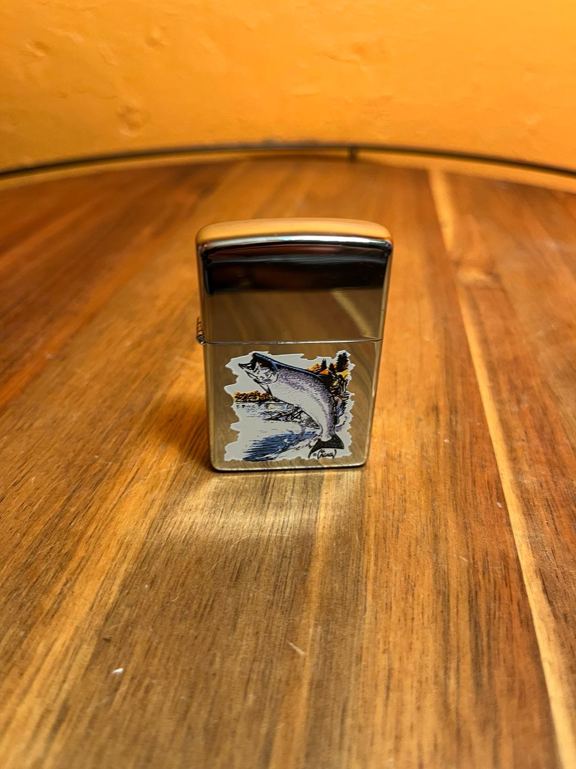 1993 Al Agnel Fishing Zippo Lighter