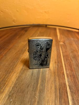 2011 Posing Fisherman Zippo Lighter